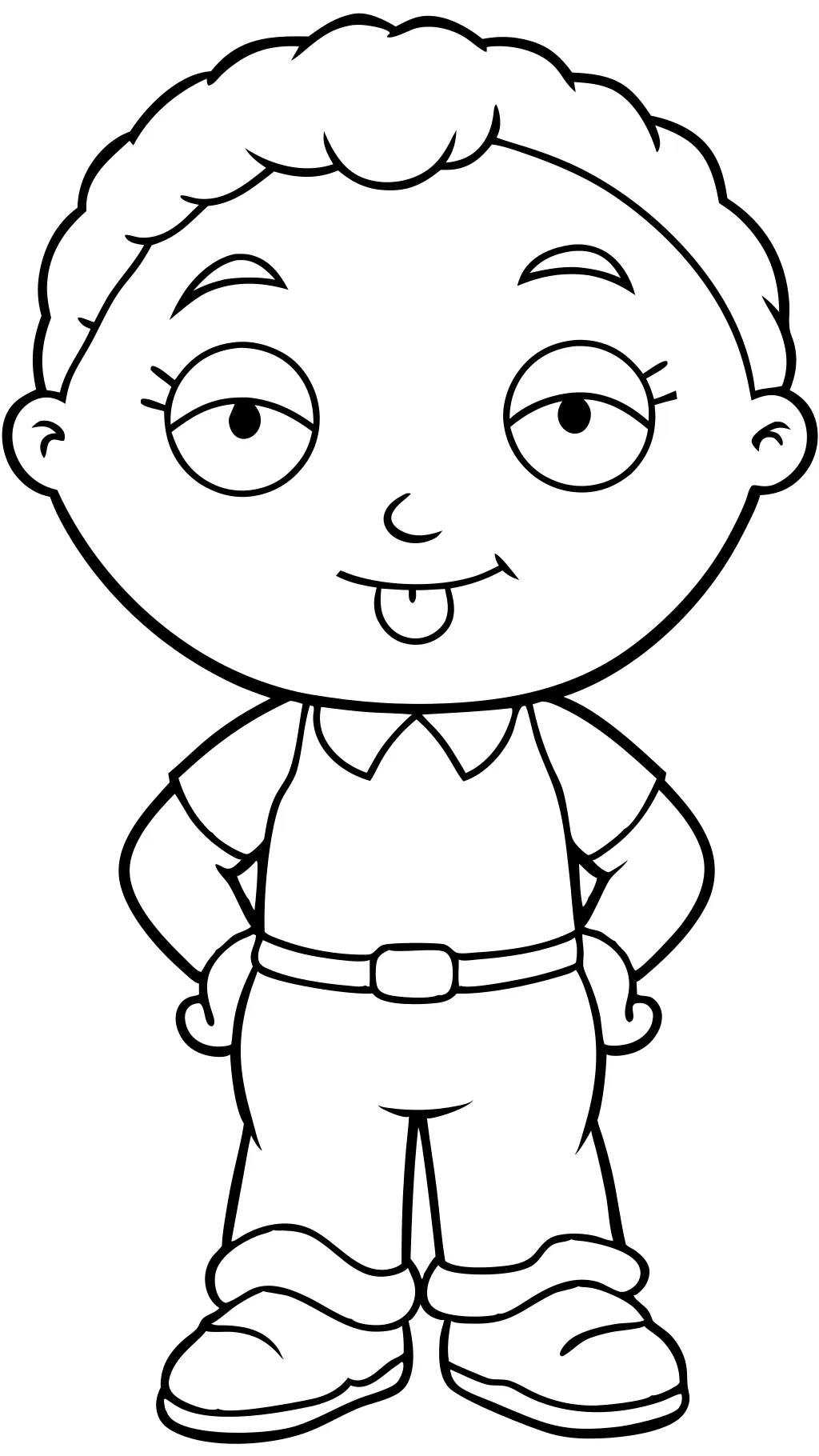 Página para colorear de Stewie